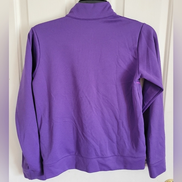 Nike Dri-Fit Girls Purple Zip-up Jacket Size XL - Picture 6 of 6